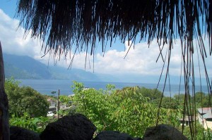 View of Lake Atitlan from Escuela Cooperativa